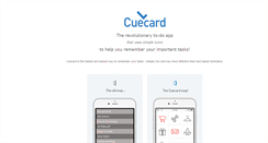 Desktop Screenshot of cuecard.com